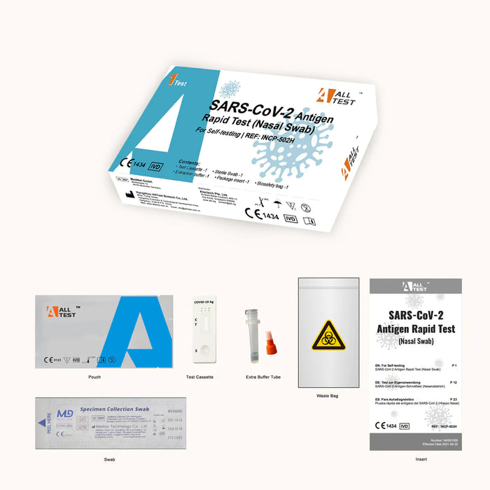 ALL TEST COVID-19 ART ANTIGEN RAPID TEST KIT (1 TEST/BOX)