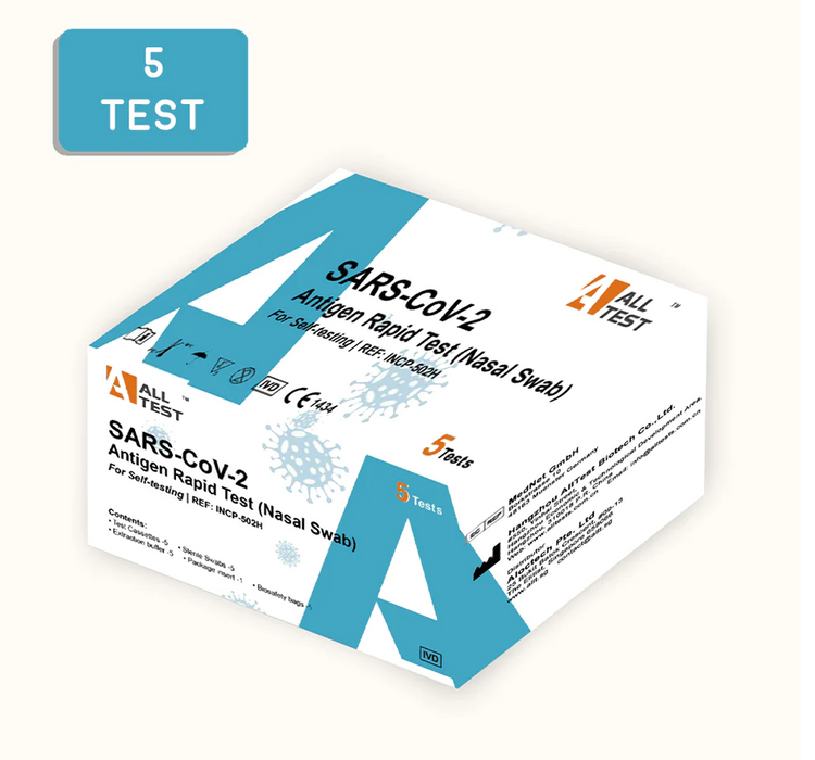 ALLTEST COVID-19 ART ANTIGEN RAPID TEST KIT (5 TESTS/BOX)