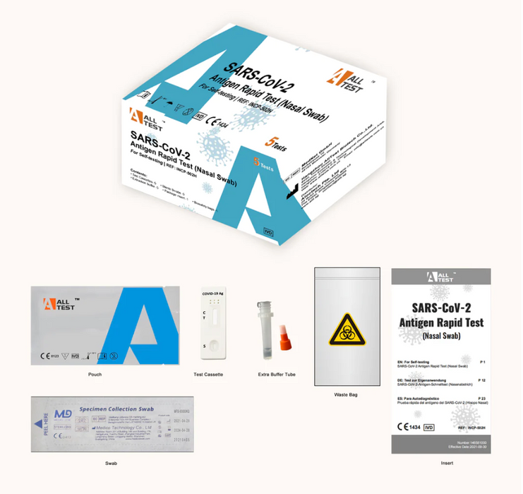 ALLTEST COVID-19 ART ANTIGEN RAPID TEST KIT (5 TESTS/BOX)