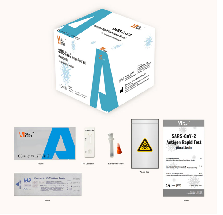 ALLTEST COVID-19 ART ANTIGEN RAPID TEST KIT (20 TESTS/BOX)