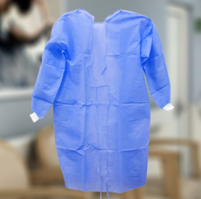 General Nursing Gown (AAMI Level 2) Blue