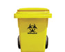 Biohazard Waste Disposal Bin 60 Litre Comes with Wheels & Logo